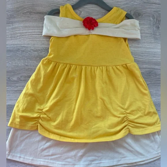Disney princess Belle cotton dress 12-18mo - Picture 1 of 2
